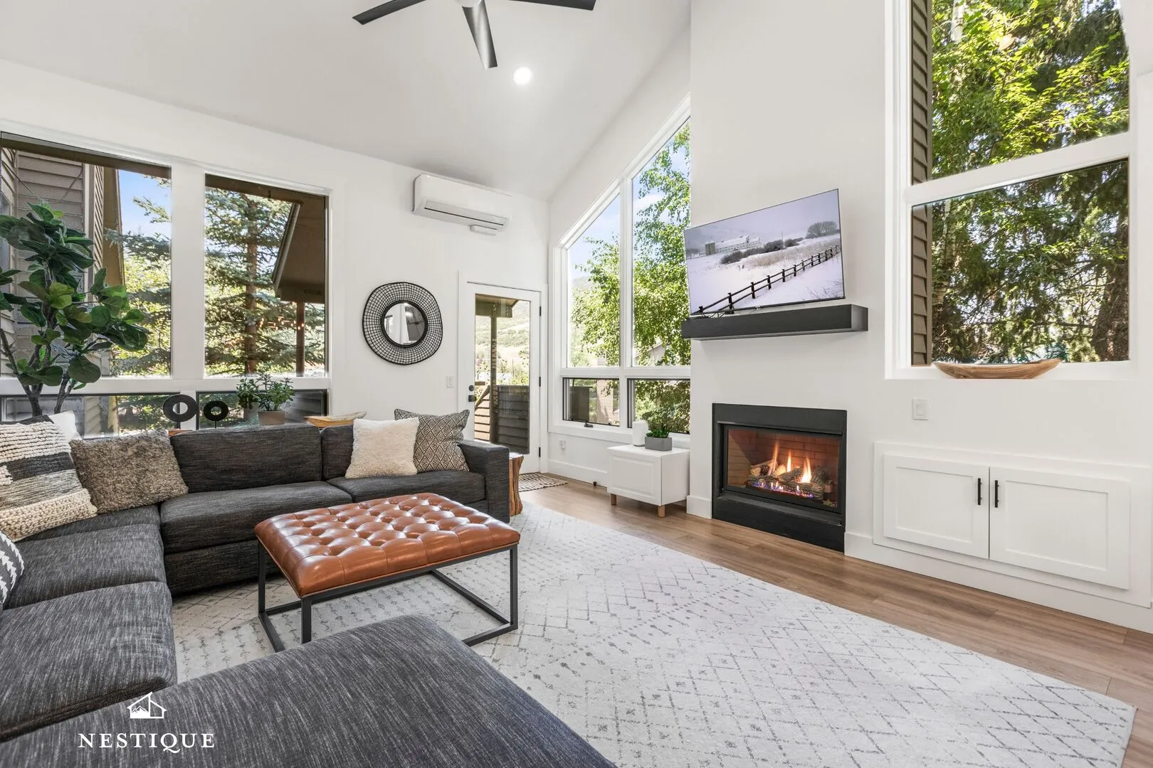 Living room at Red Pine Retreat, Canyons Village